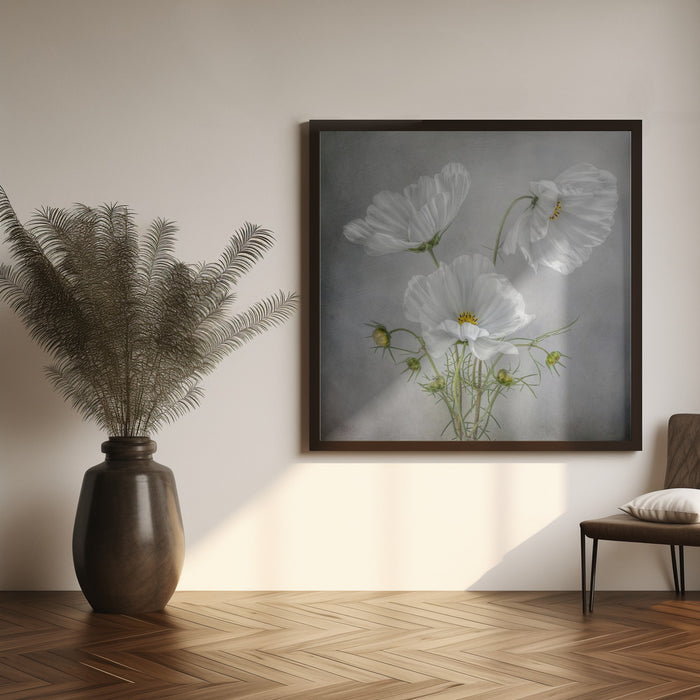 Cosmos Charm Square Canvas Art Print