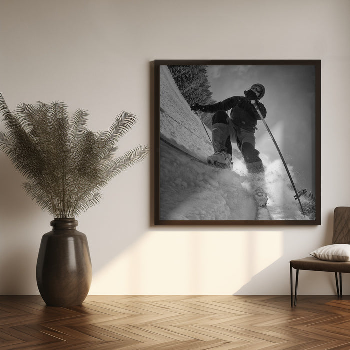 GoPro Rider Square Canvas Art Print