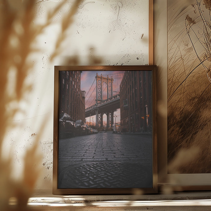 No Sleep 'til Brooklyn Framed Art Modern Wall Decor