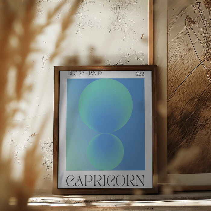 Capricorn Framed Art Modern Wall Decor