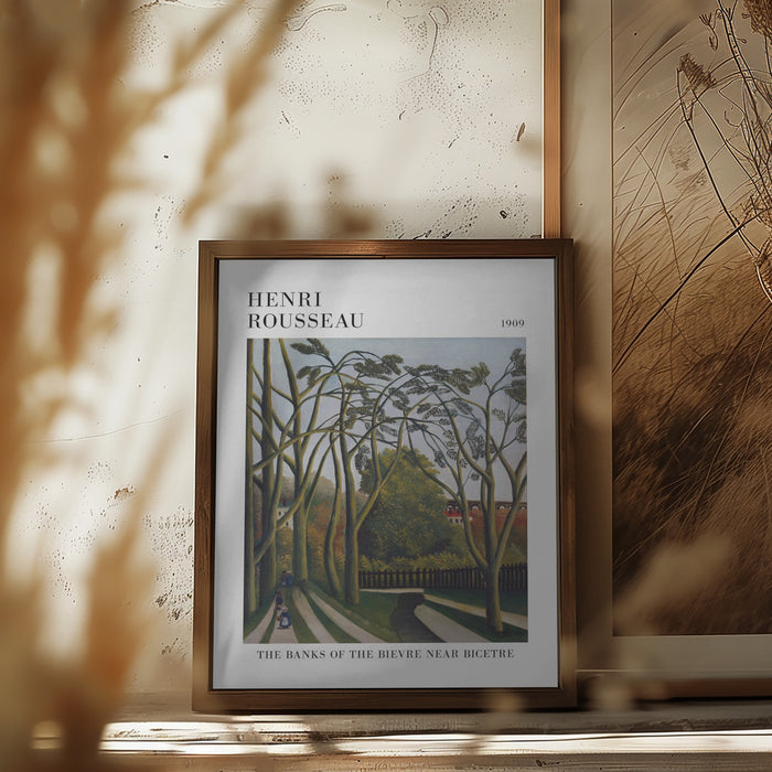 The Banks Of The Bier Near Bicetre Framed Art Wall Decor