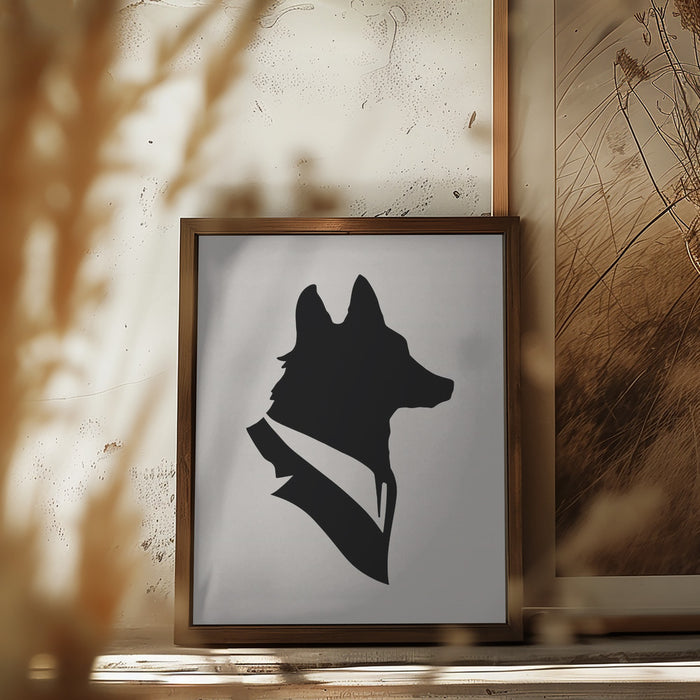 Monsieur Renard Framed Art Wall Decor