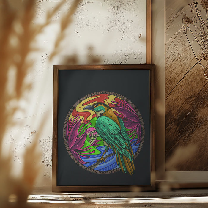 The Wise Crow Framed Art Wall Decor