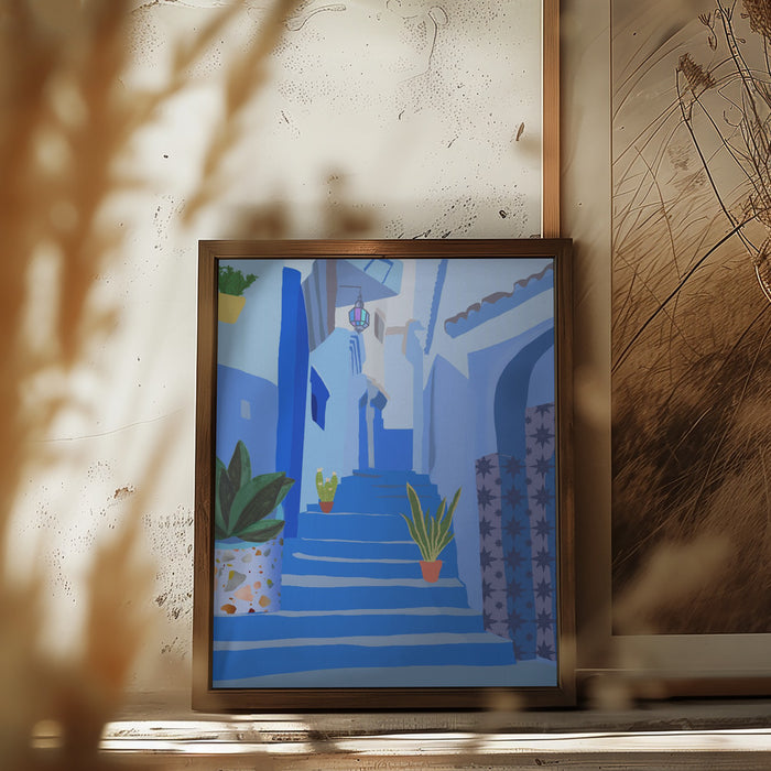 Morocco Framed Art Modern Wall Decor