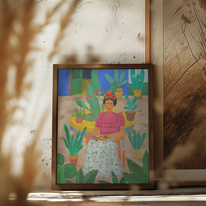 Frida Framed Art Modern Wall Decor