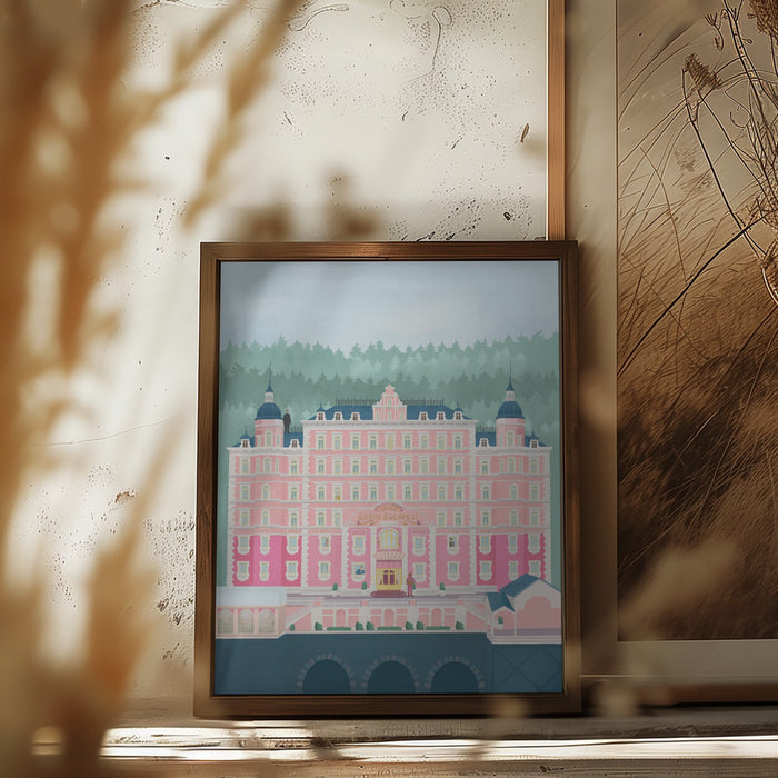 The Grand Budapest Hotel Framed Art Modern Wall Decor