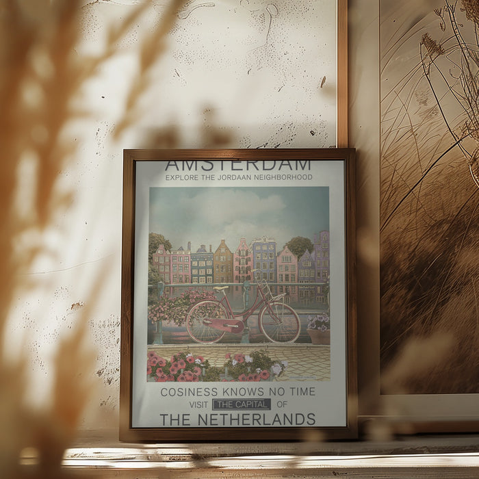 Amsterdam print Framed Art Modern Wall Decor