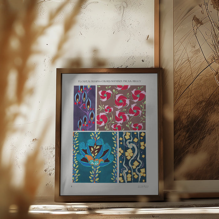 Pattern 03 Framed Art Modern Wall Decor