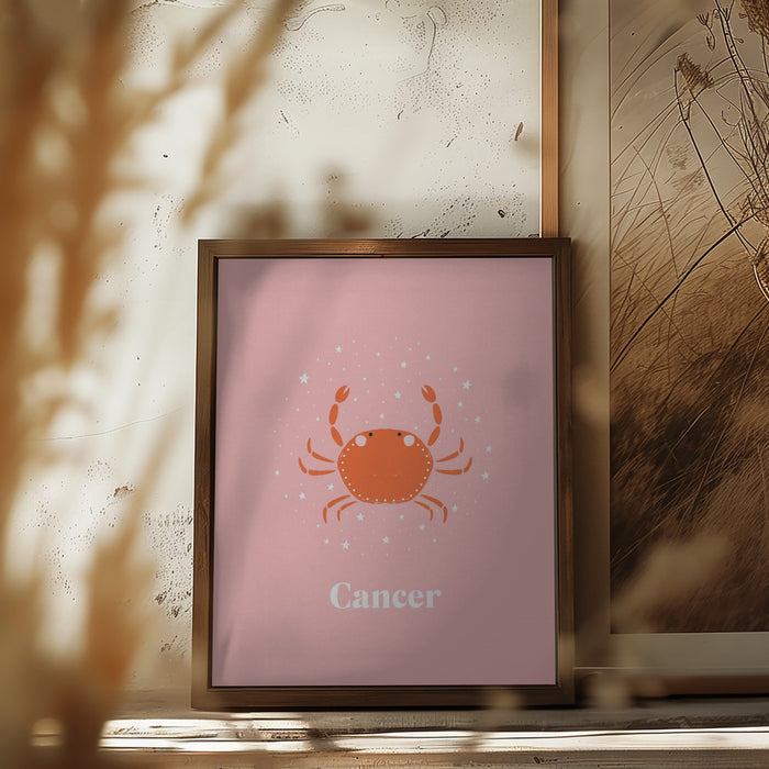 Cancer Framed Art Modern Wall Decor