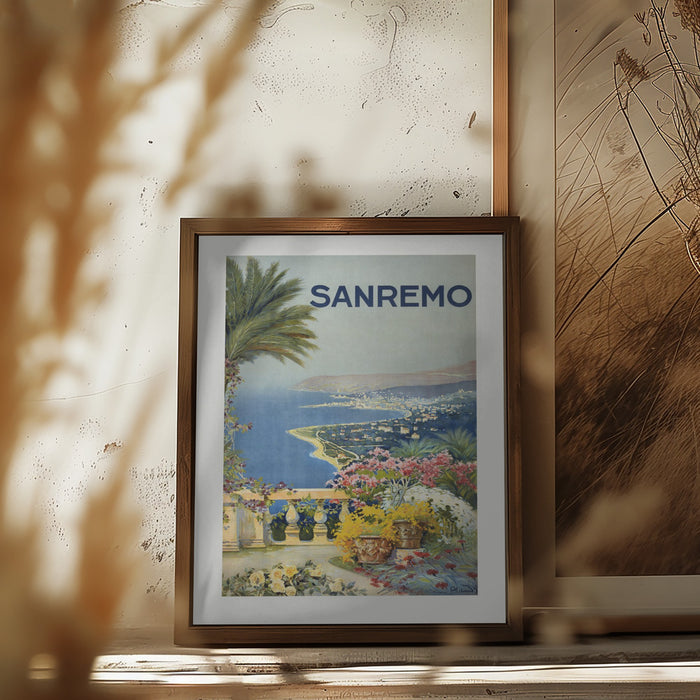 Sanremo : Alicandri Roma Framed Art Modern Wall Decor