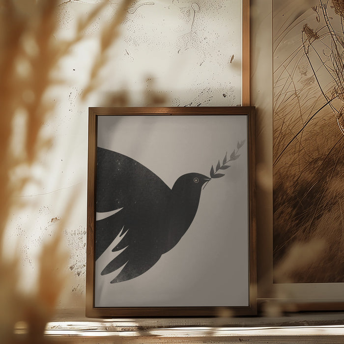 Bird Framed Art Modern Wall Decor