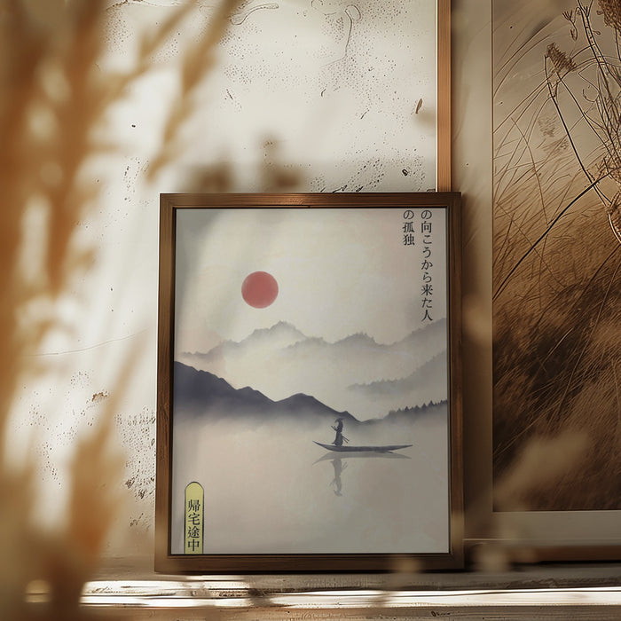 Hitori Journey Framed Art Wall Decor