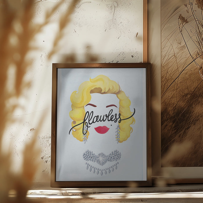 Flawless Marilyn Framed Art Wall Decor