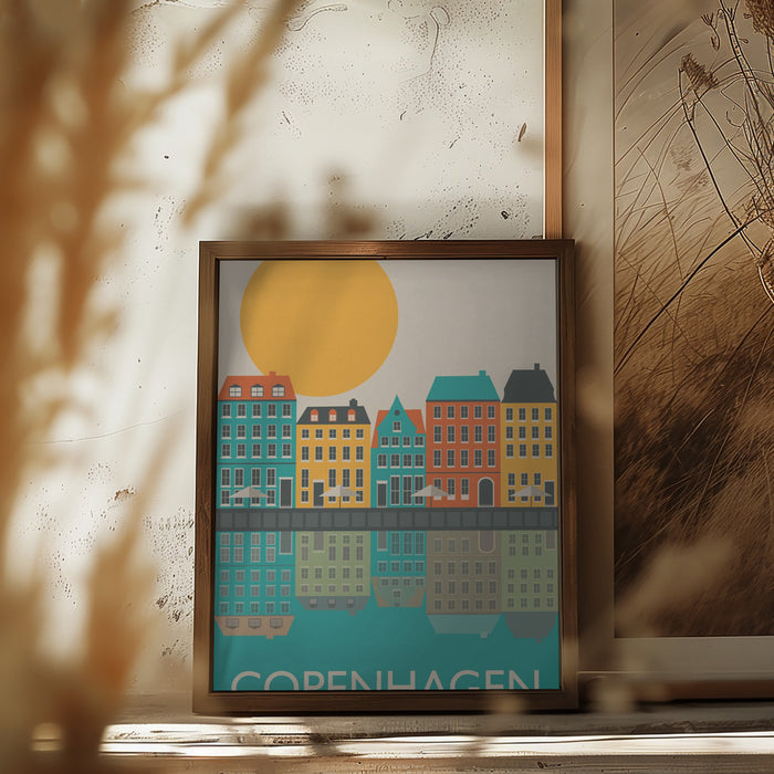 Copenhagen Framed Art Modern Wall Decor