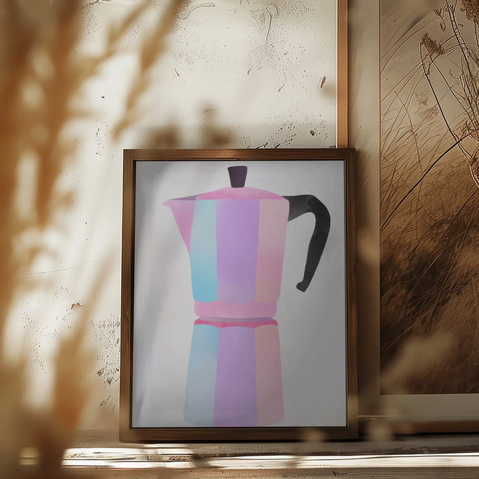 Buongiorno Espresso Framed Art Modern Wall Decor