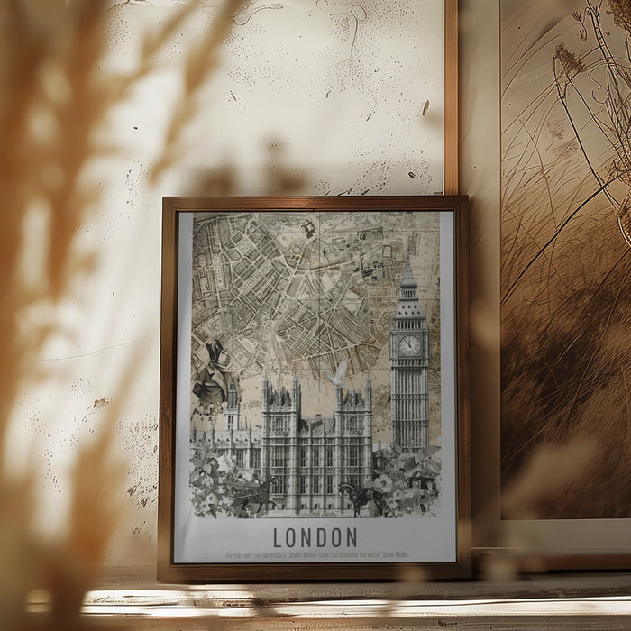 London Westminster (City Breaks) Framed Art Modern Wall Decor