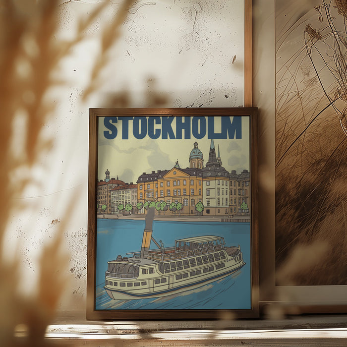 Stockholm Framed Art Modern Wall Decor