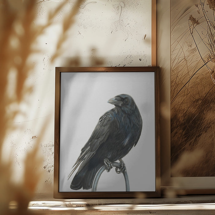 Nevermore Framed Art Modern Wall Decor