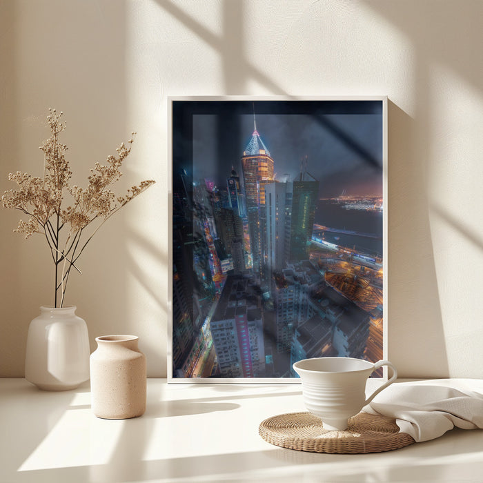 Flying Hong Kong Framed Art Wall Decor