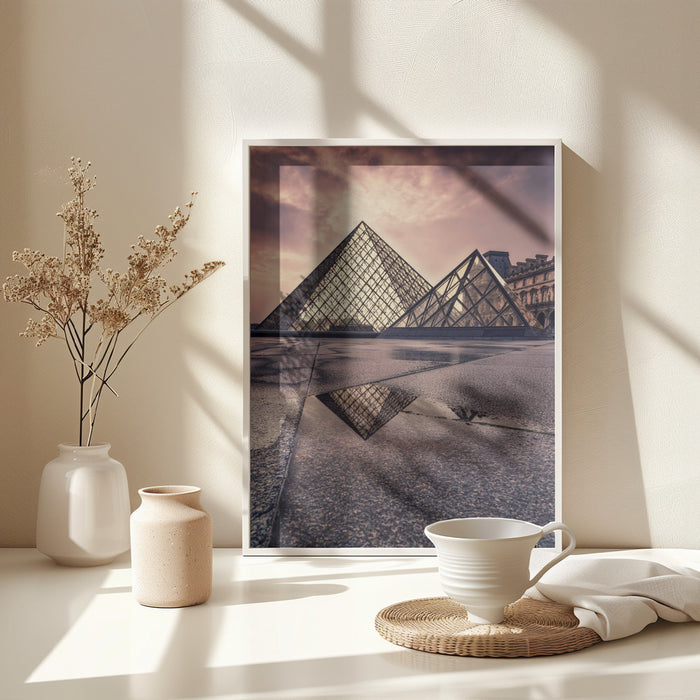 Triangular value Framed Art Modern Wall Decor