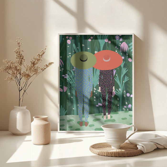 Jungle Pijamas Framed Art Modern Wall Decor