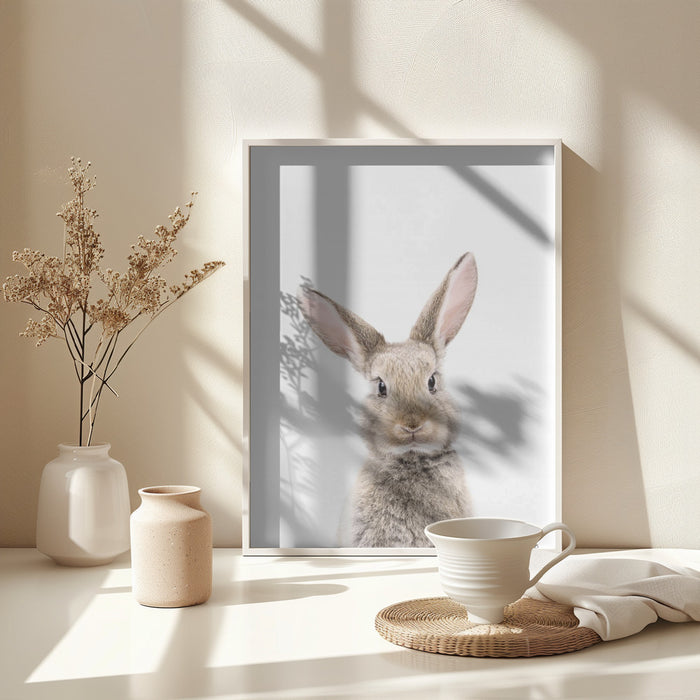 Baby Rabbit Framed Art Modern Wall Decor