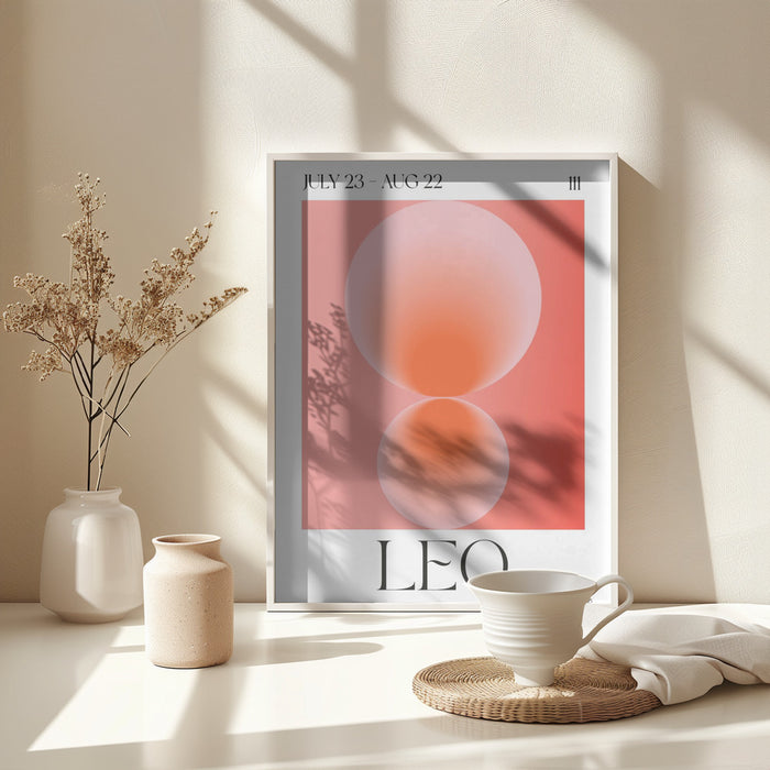 Leo Framed Art Modern Wall Decor