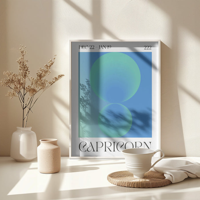 Capricorn Framed Art Modern Wall Decor