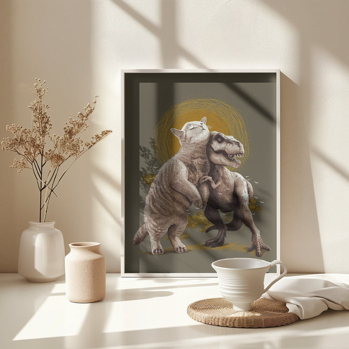 TOM AND SCARY Framed Art Modern Wall Decor