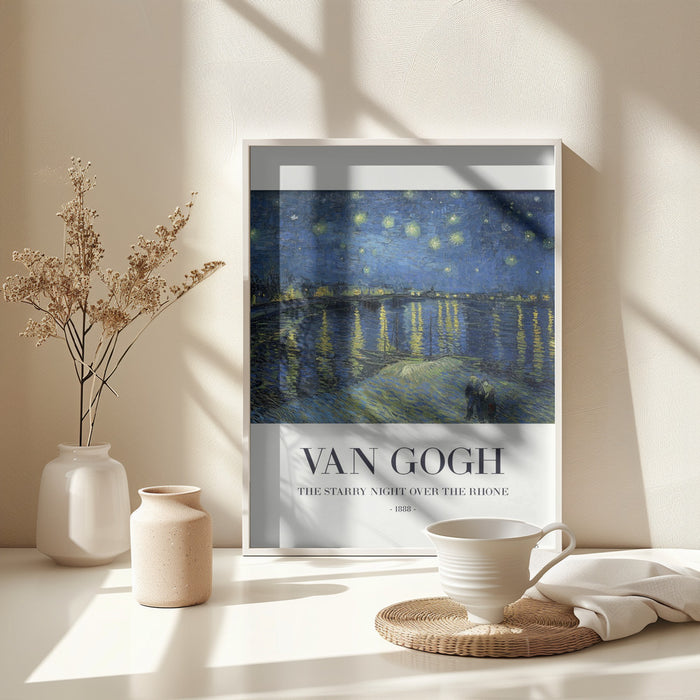 The Starry Night Over The Rhone Framed Art Wall Decor