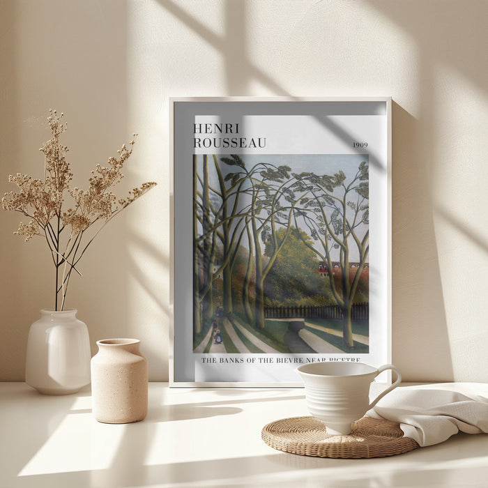 The Banks Of The Bier Near Bicetre Framed Art Wall Decor