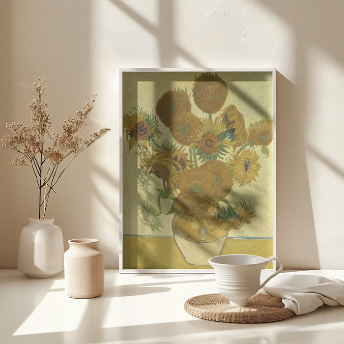 Sunflowers Framed Art Modern Wall Decor