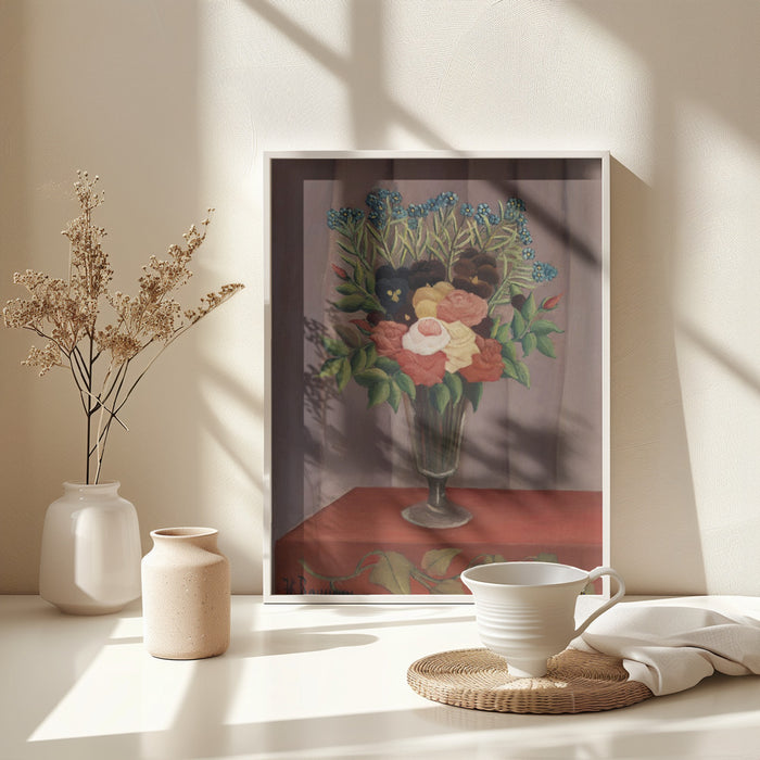 Bouquet De Fleurs 1910 Framed Art Modern Wall Decor