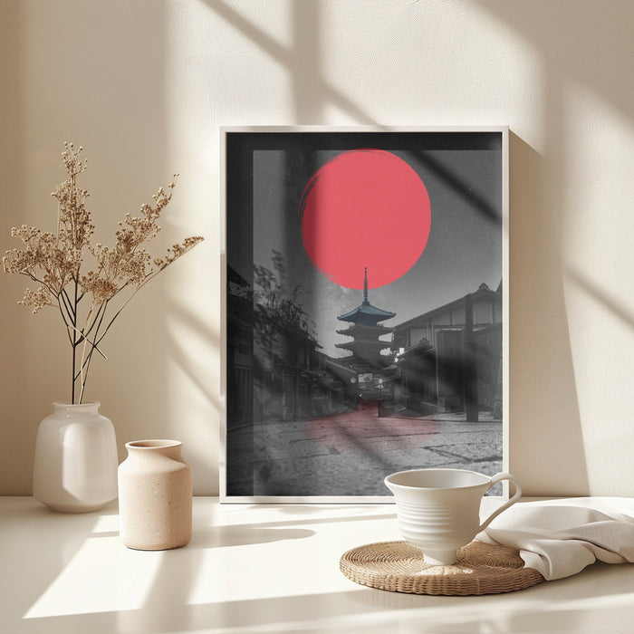 Lonely Temple Framed Art Wall Decor