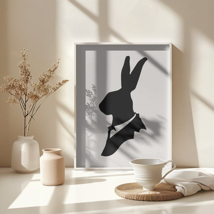 Monsieur Lapin Framed Art Wall Decor