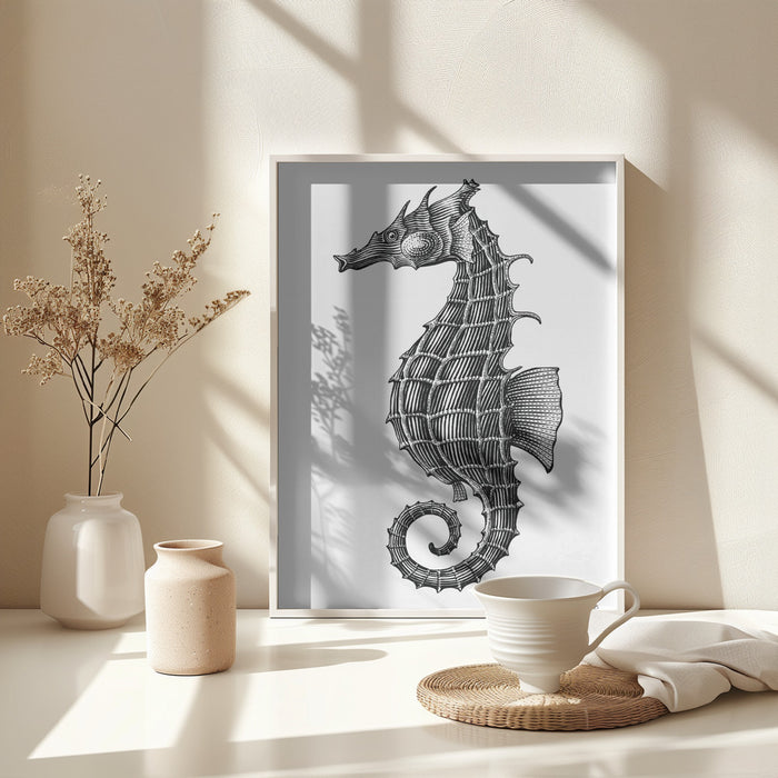 Seahorse Framed Art Wall Decor