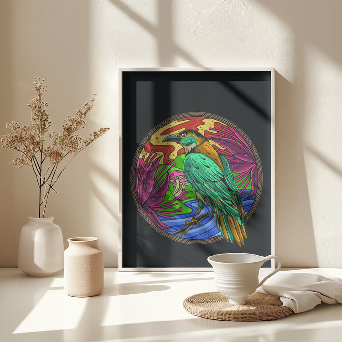 The Wise Crow Framed Art Wall Decor