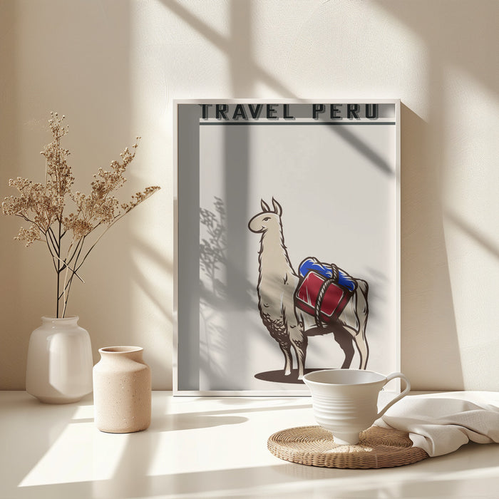 Travel Peru Framed Art Modern Wall Decor