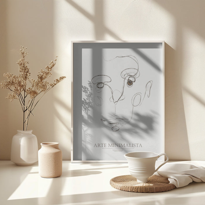 Arte Minimalista Framed Art Modern Wall Decor