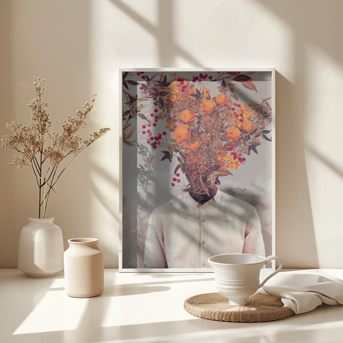 Bright Bloom Framed Art Modern Wall Decor