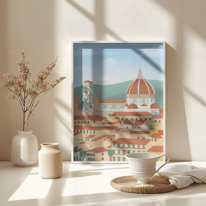 Florence Framed Art Modern Wall Decor