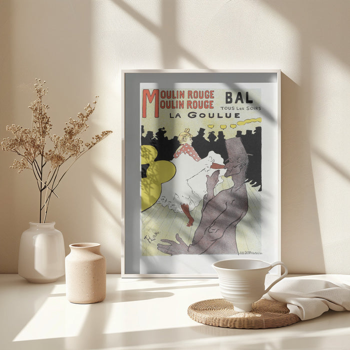 Affiche Pour Le Moulin Rouge la Goulue (1898 Framed Art Modern Wall Decor