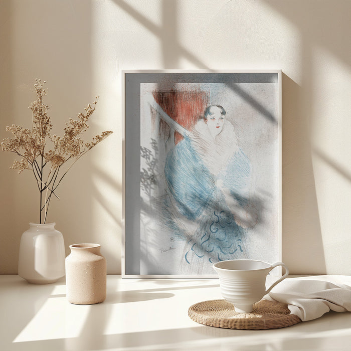 Elsa, Dite La Viennoise (1897) Framed Art Modern Wall Decor