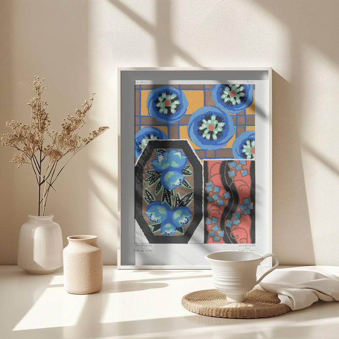 Pattern 01 Framed Art Modern Wall Decor