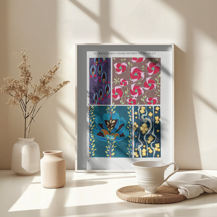 Pattern 03 Framed Art Modern Wall Decor