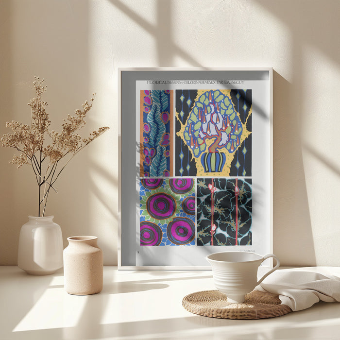 Pattern 05 Framed Art Modern Wall Decor