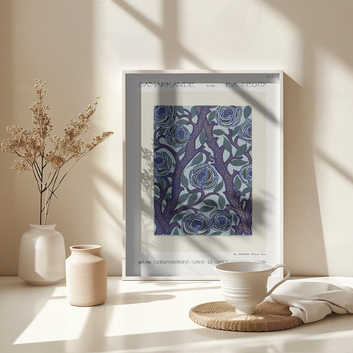 Samarkande 13 Framed Art Modern Wall Decor