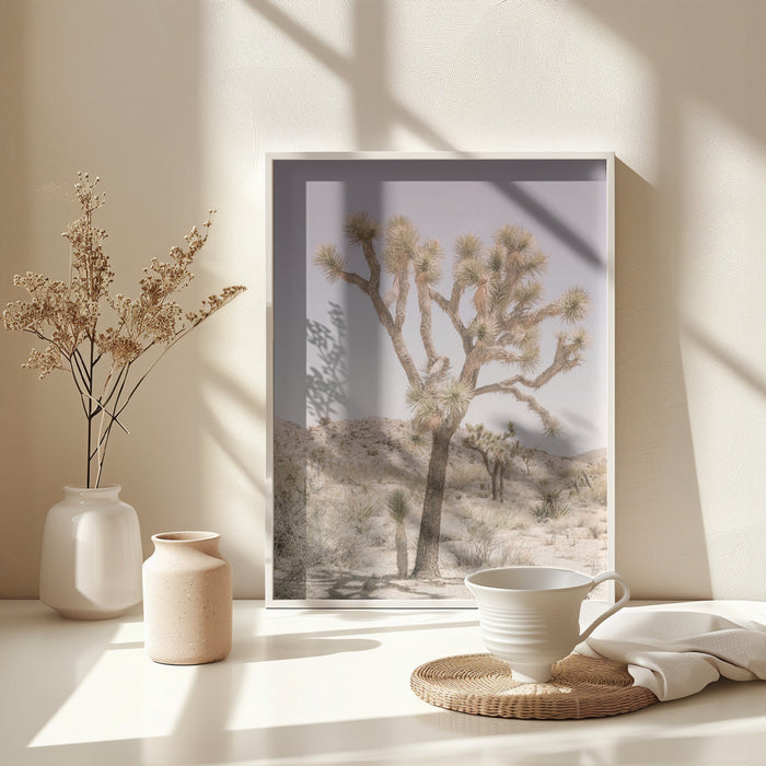 Joshua Tree Framed Art Modern Wall Decor