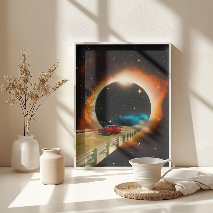 A Space Journey Begins Framed Art Modern Wall Decor