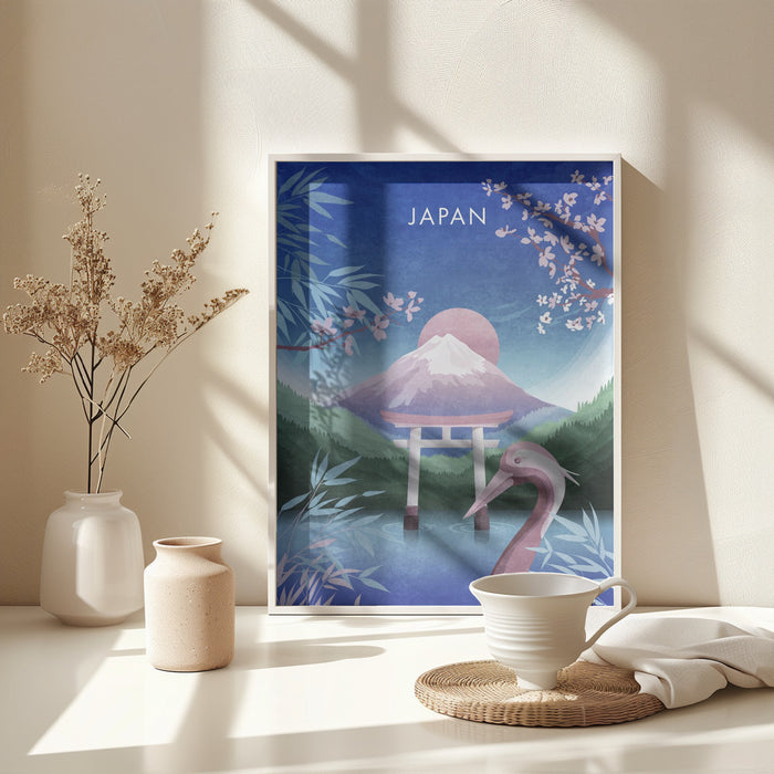 Japan Framed Art Modern Wall Decor